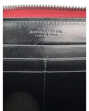 Bottega Veneta Pre-Owned イントレッチアート ジップアラウンド レザー ウォレット クラッチ - サムネイル5