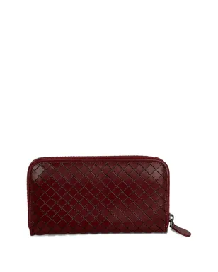 Bottega Veneta Pre-Owned イントレッチアート ジップアラウンド レザー ウォレット クラッチ - サムネイル2