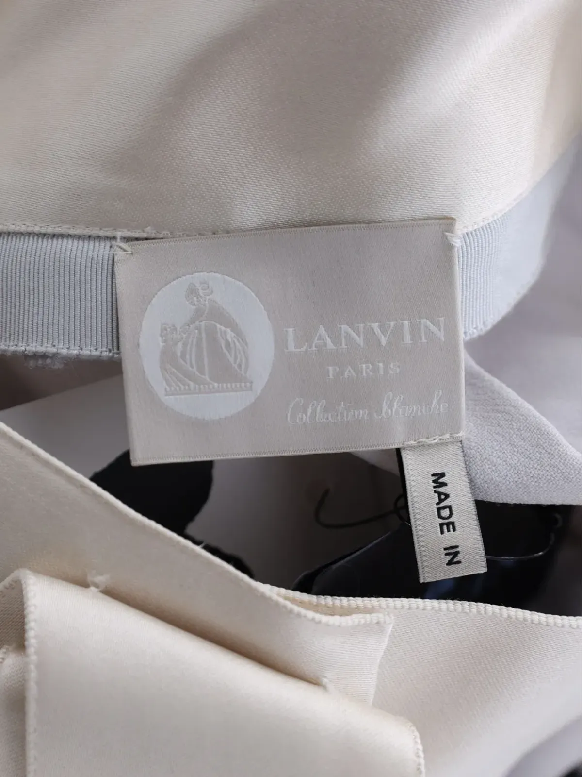 Lanvin Pre-Owned ボウディテール付きマキシスカート - 画像3