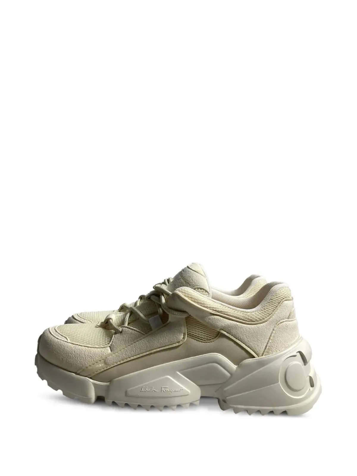 Ferragamo Pre-Owned Skylar レースアップスニーカー - 画像5
