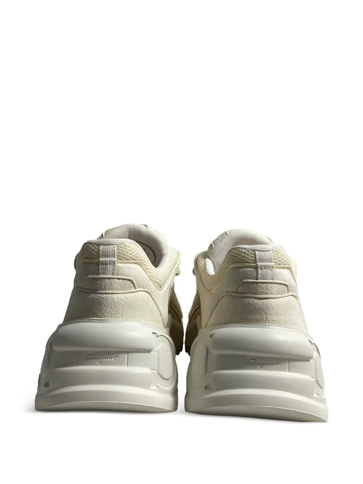 Ferragamo Pre-Owned Skylar レースアップスニーカー - 画像2