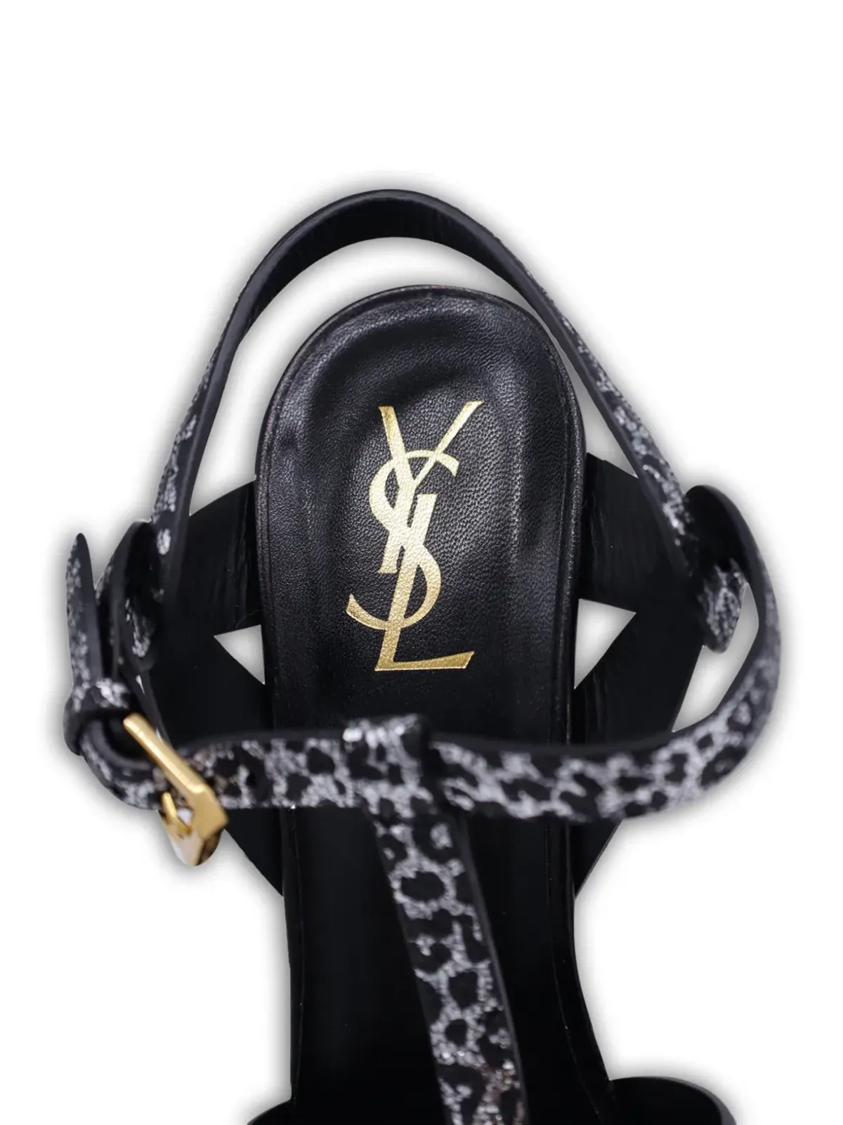 Saint Laurent Pre-Owned プラットフォームTストラップパンプス - 画像5