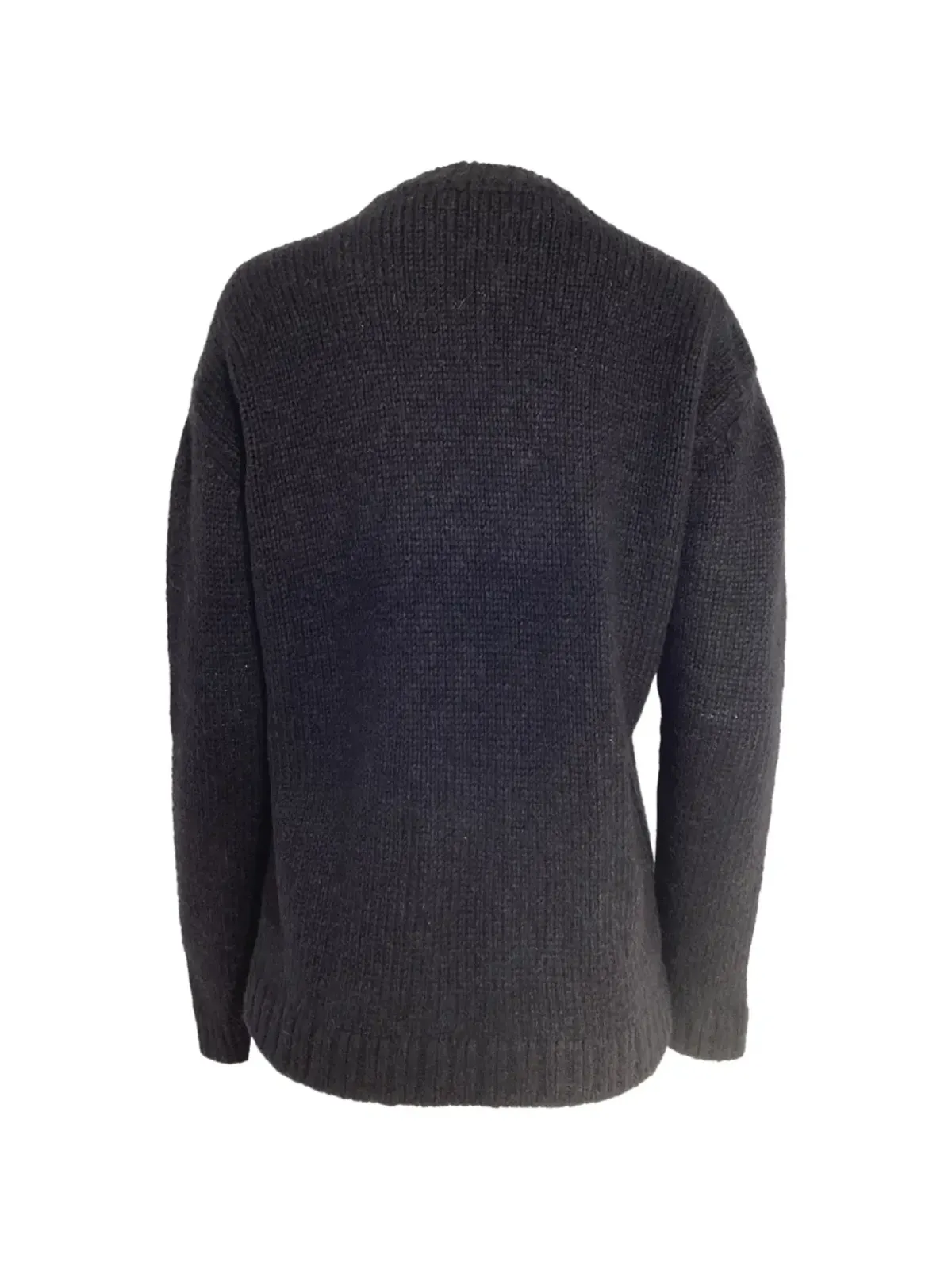 Saint Laurent Pre-Owned ボタンアップカーディガン（ブラック） - 画像2