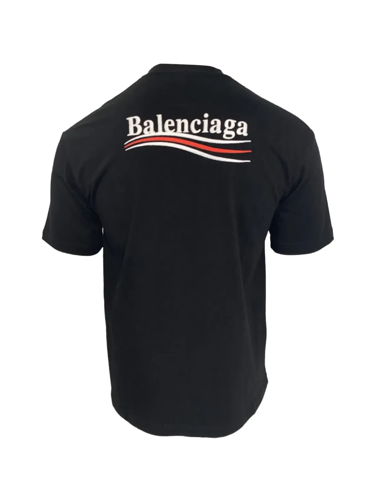 Balenciaga Pre-Owned ロゴ入りモックネックTシャツ - 画像2
