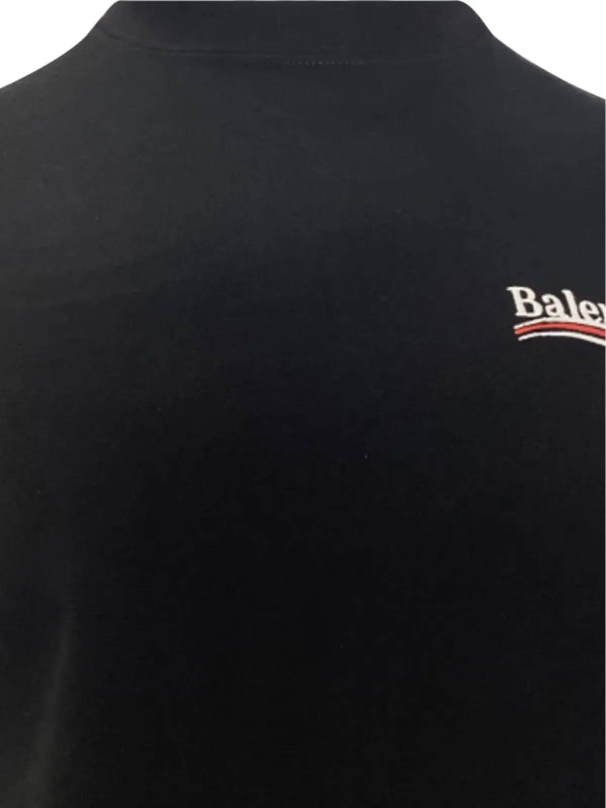 Balenciaga Pre-Owned ロゴ入りモックネックTシャツ - 画像3