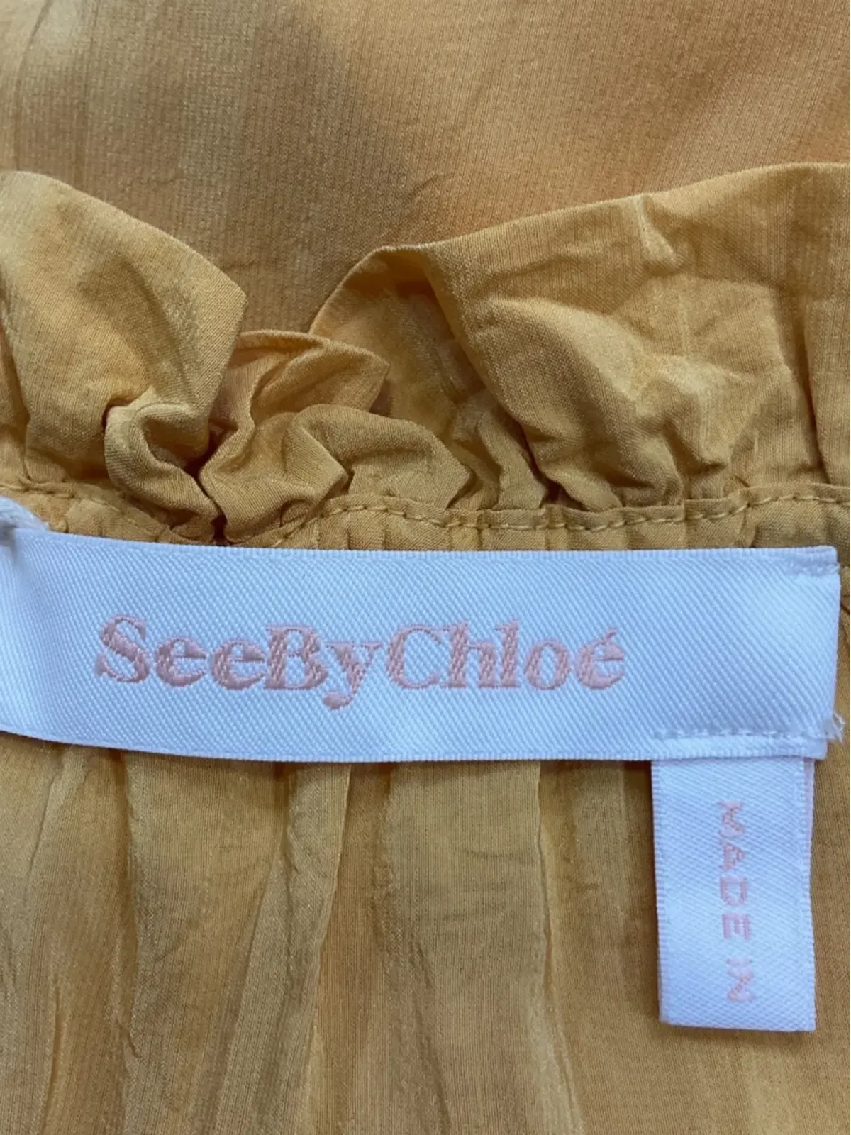 Chloé Vintage 刺繍入りミディドレス - 画像4