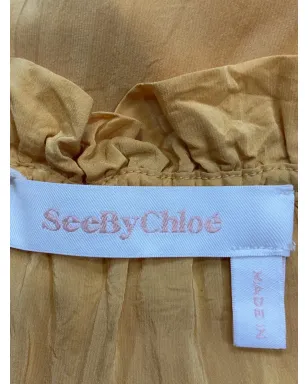 Chloé Vintage 刺繍入りミディドレス - サムネイル4