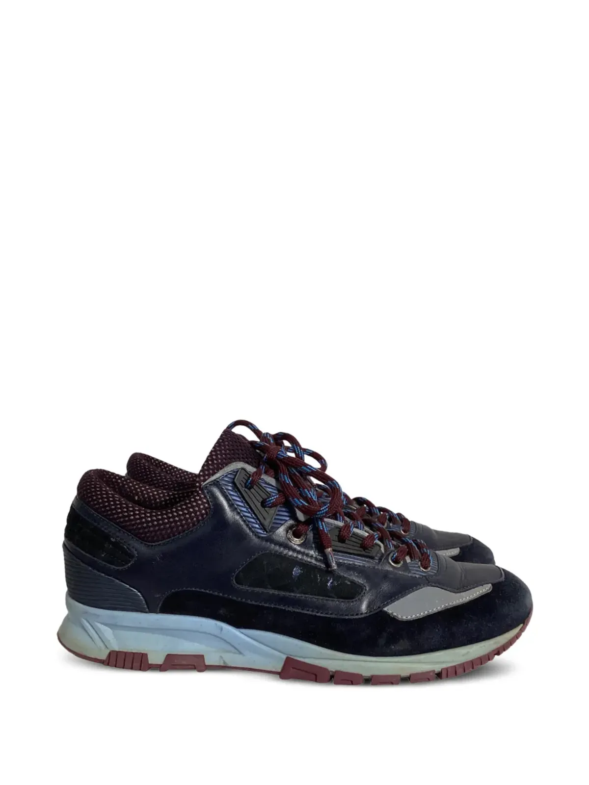 Lanvin Pre-Owned パネルド・ランナー・スニーカー - Blue - 画像1