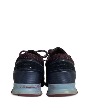 Lanvin Pre-Owned パネルド・ランナー・スニーカー - Blue - サムネイル2