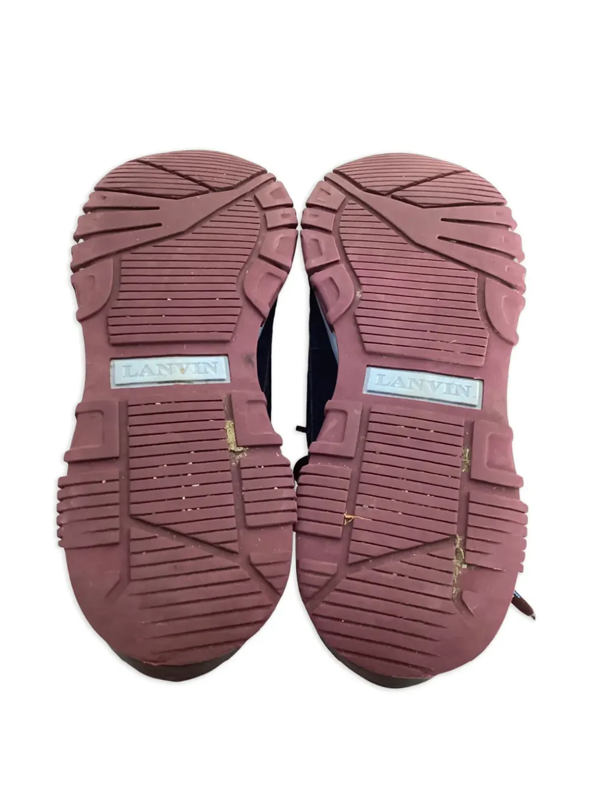 Lanvin Pre-Owned パネルド・ランナー・スニーカー - Blue - 画像4
