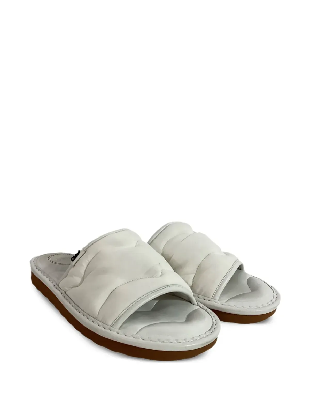 Chloé Vintage マキシー キルテッド スリップオン サンダル - 画像2