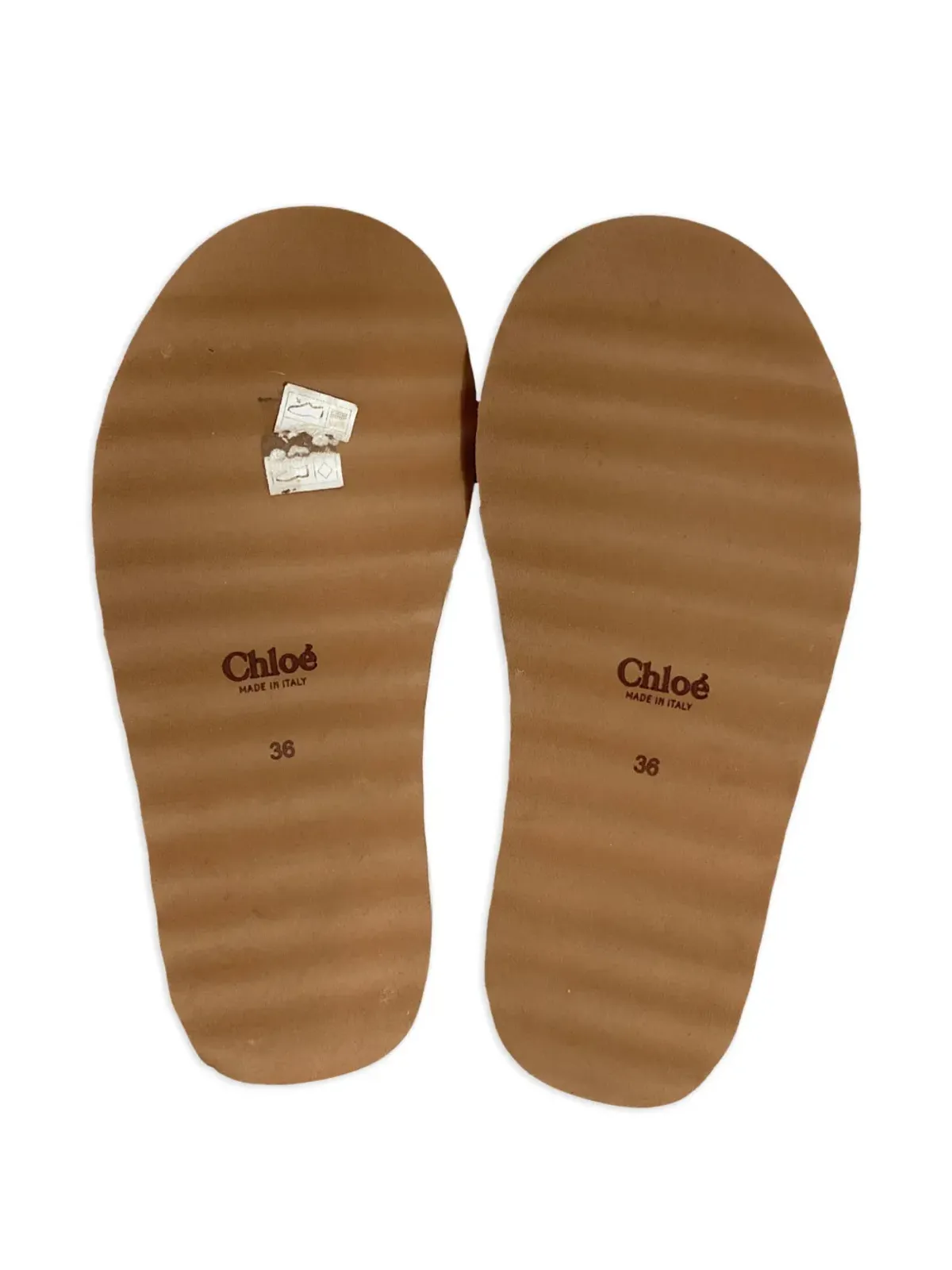 Chloé Vintage マキシー キルテッド スリップオン サンダル - 画像4