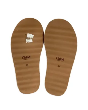 Chloé Vintage マキシー キルテッド スリップオン サンダル - サムネイル4