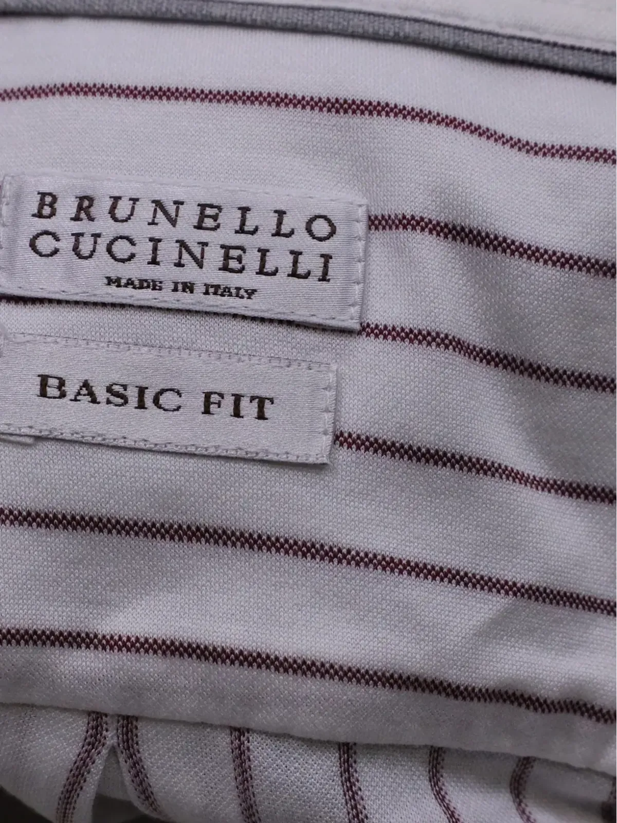Brunello Cucinelli Vintage ストライプ柄ボタン留めシャツ - 画像5