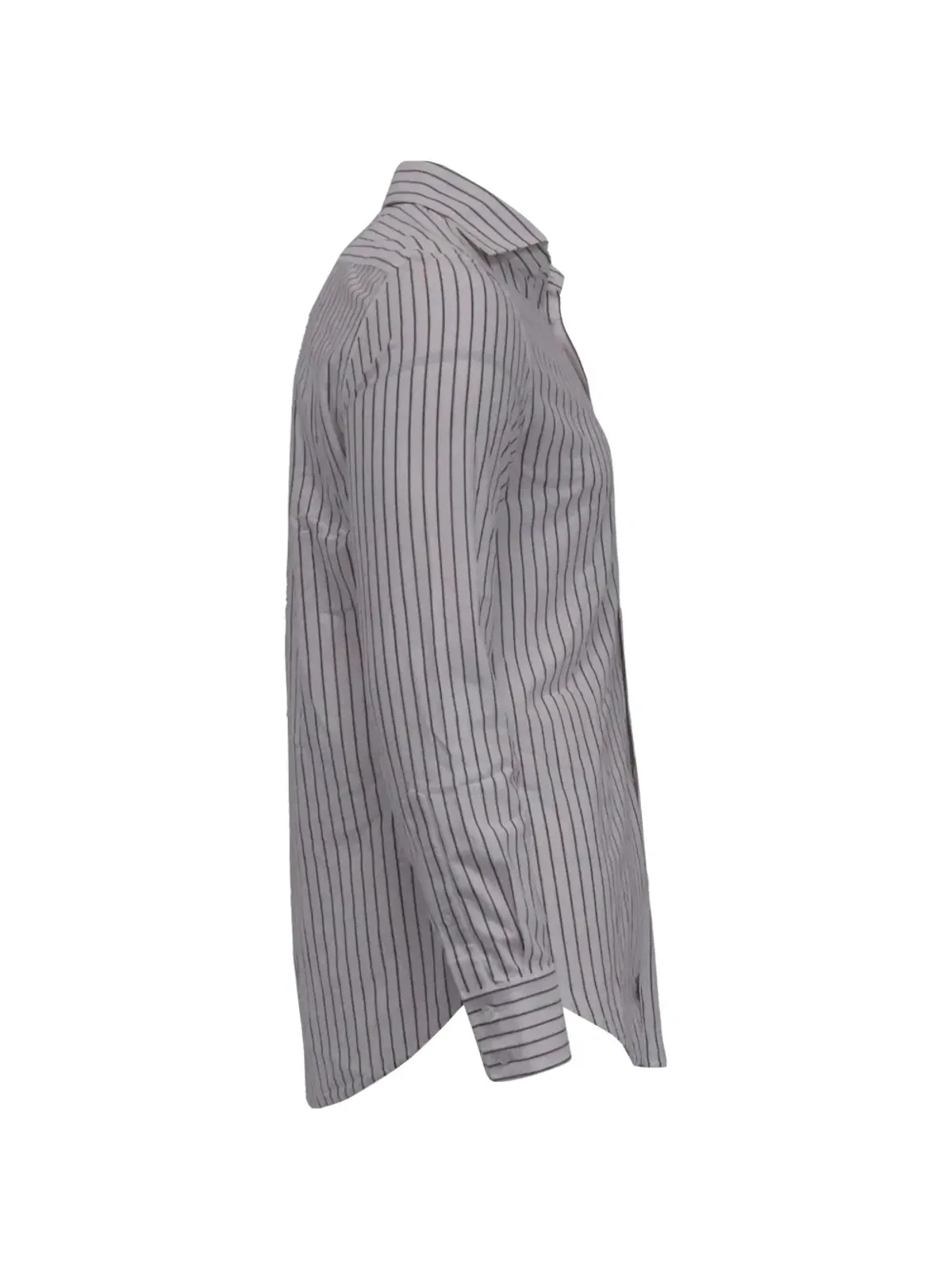 Brunello Cucinelli Vintage ストライプ柄ボタン留めシャツ - 画像3