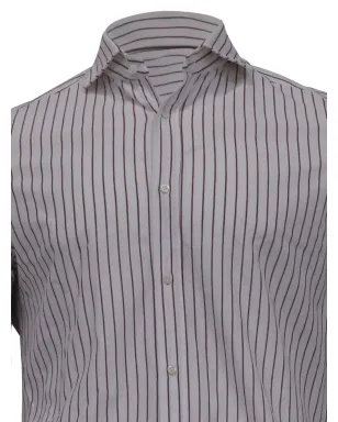 Brunello Cucinelli Vintage ストライプ柄ボタン留めシャツ - サムネイル4