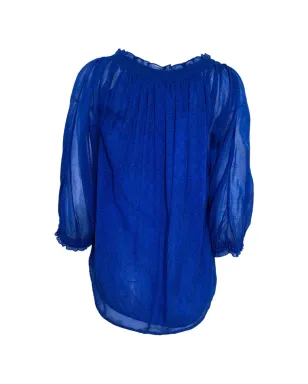 Diane Von Furstenberg Vintage パフスリーブ ブラウス - サムネイル2