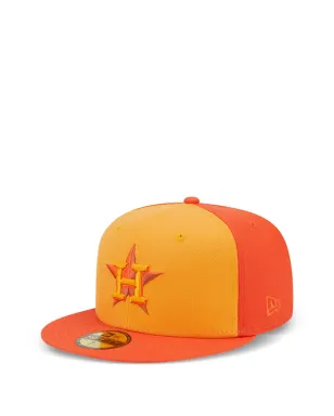 NEW ERA CAP ヒューストン・アストロズ トライトーン チーム刺繍 ベースボールキャップ - オレンジ - サムネイル2