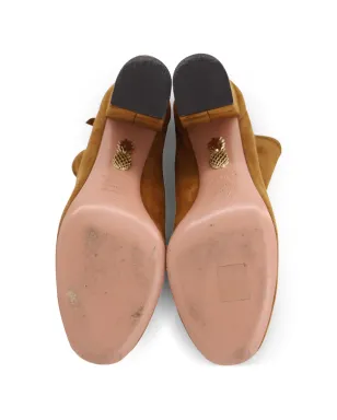Aquazzura suede side-zip ankle boots - Brown - サムネイル5