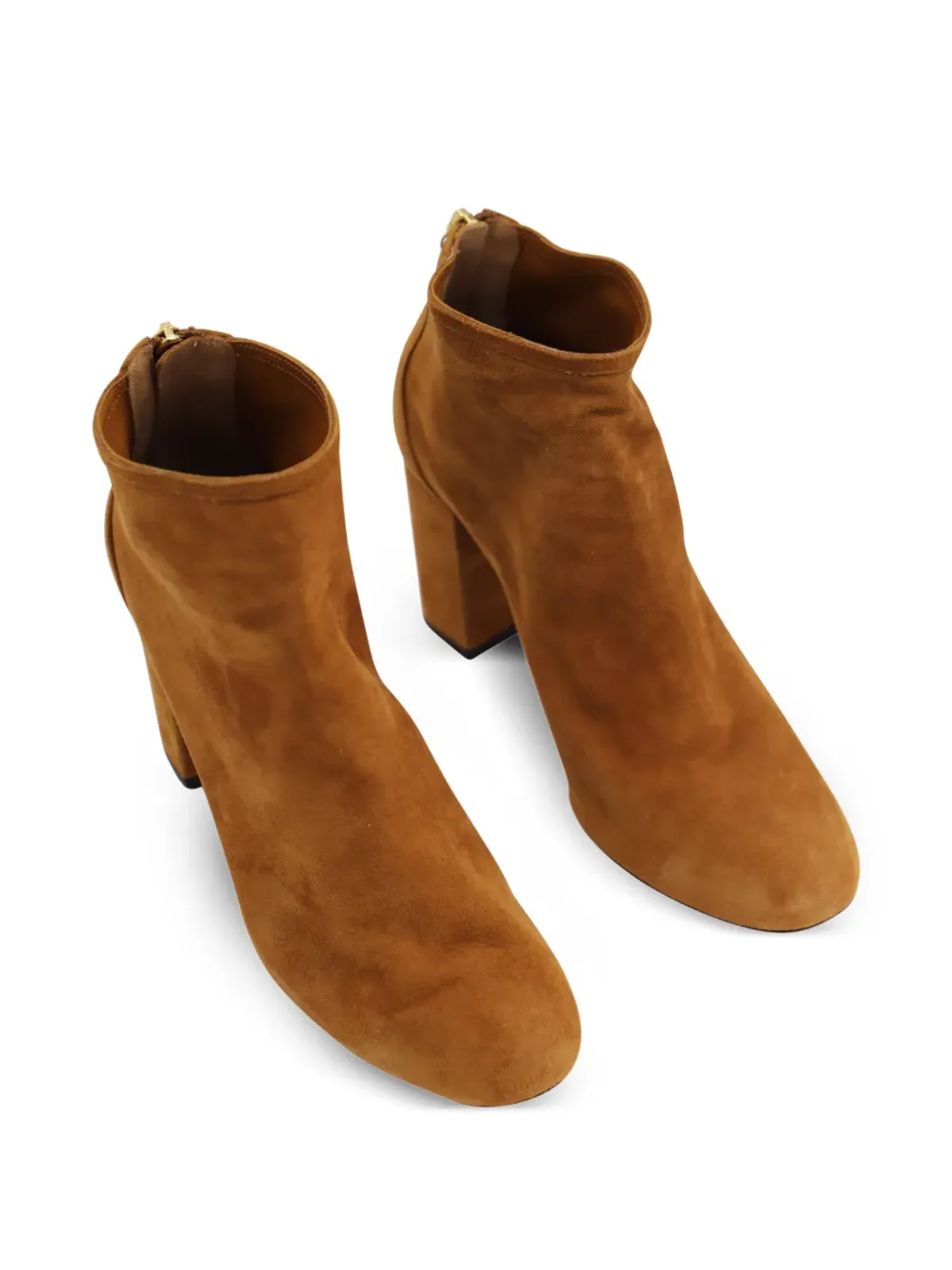 Aquazzura suede side-zip ankle boots - Brown - 画像2