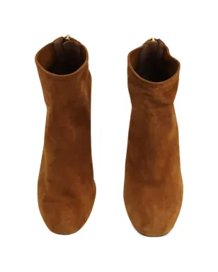 Aquazzura suede side-zip ankle boots - Brown - サムネイル4