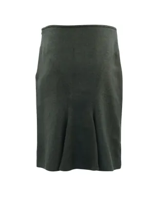 Emporio Armani Pre-Owned ペンシルウールスカート - サムネイル2