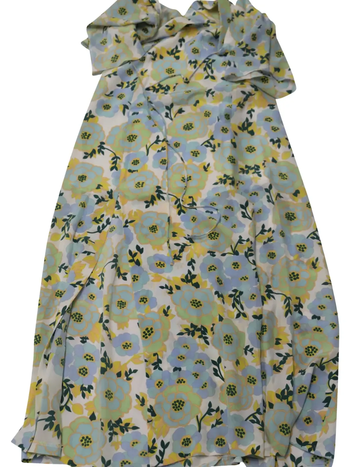 SANDRO bell-sleeve floral dress - Blue - 画像2