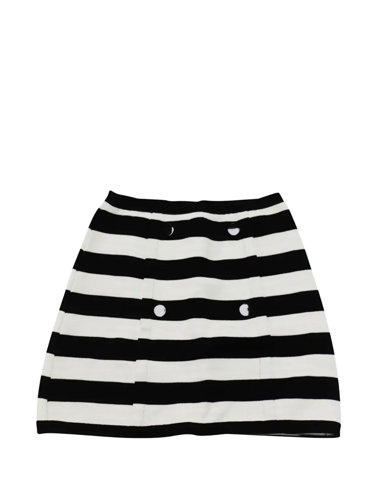 Missoni Pre-Owned ストライプ柄ニットミニスカート（ブラック） - 画像1