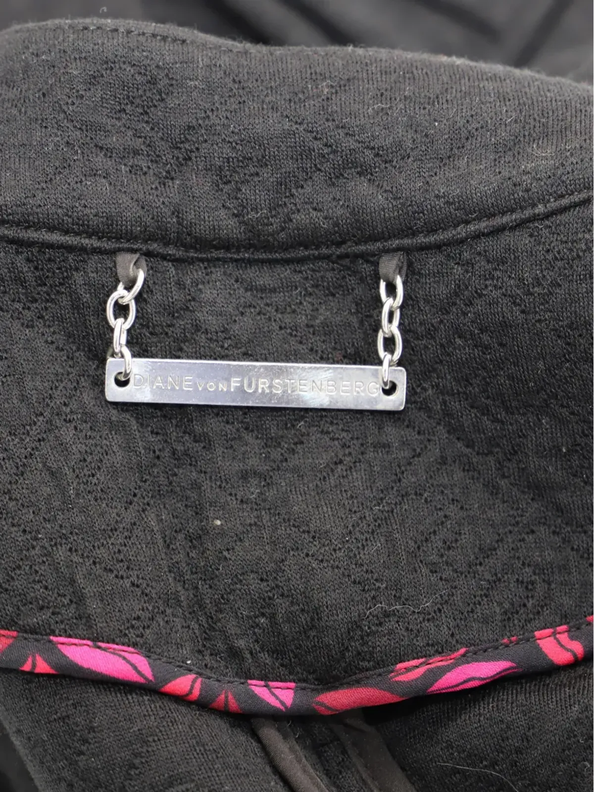 Diane Von Furstenberg Vintage Ballencya wool mini dress - Black - 画像3