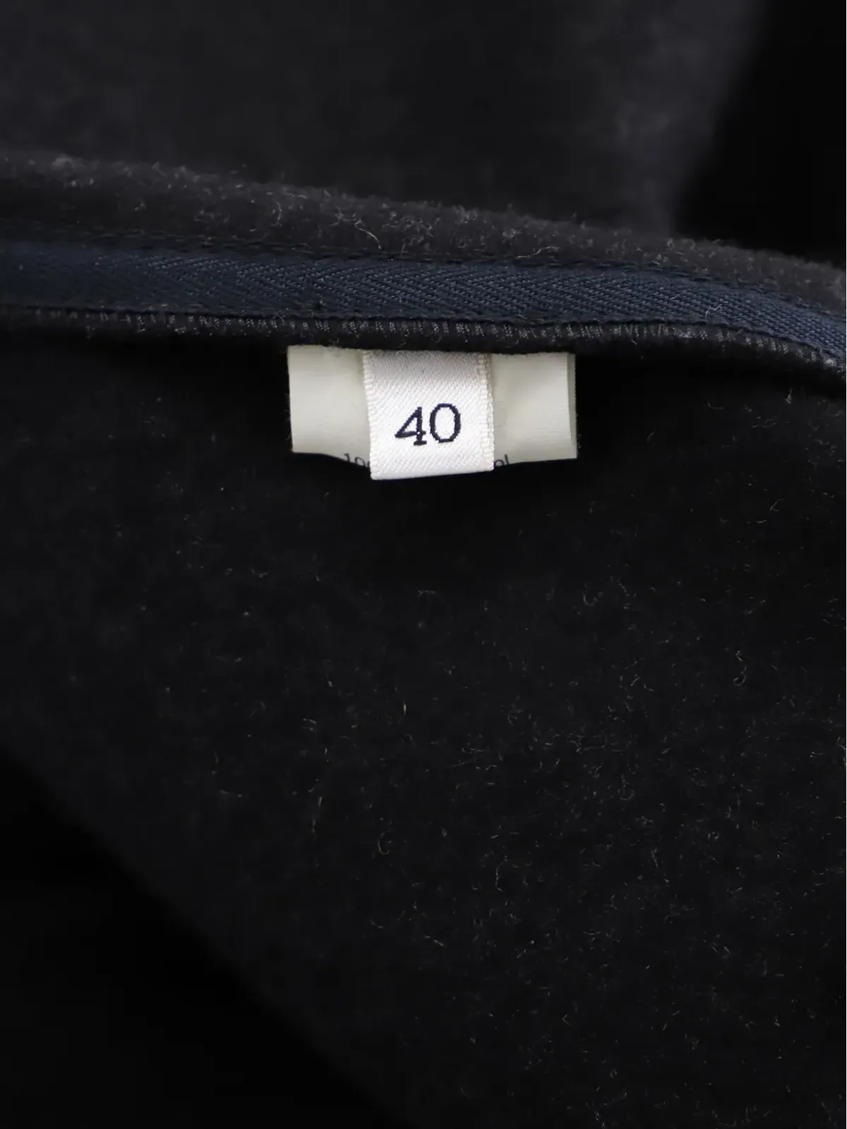 Lanvin Pre-Owned ショールカラーコート（ベルト取り外し可能・ブラック） - 画像3