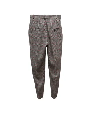 Isabel Marant Vintage チェック柄パンツ - グレー - サムネイル2