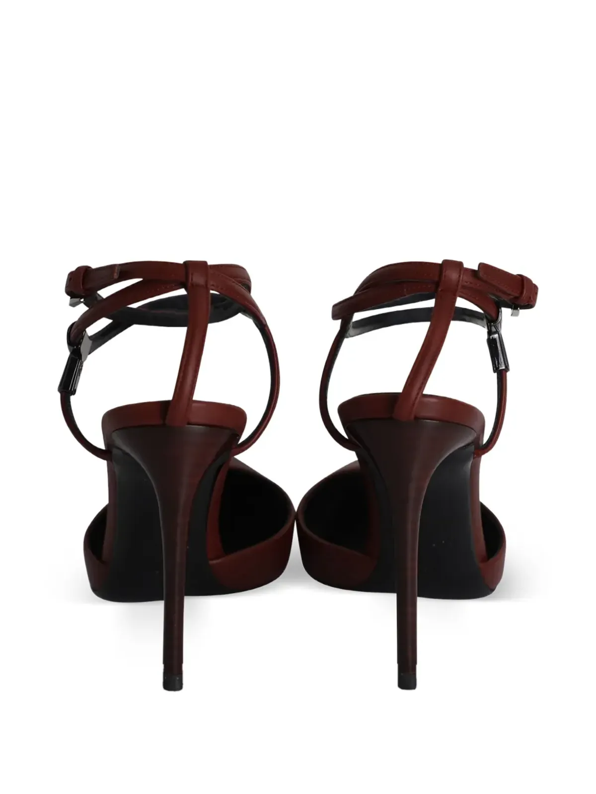 Tom Ford Vintage レザー アンクルストラップパンプス - 画像3