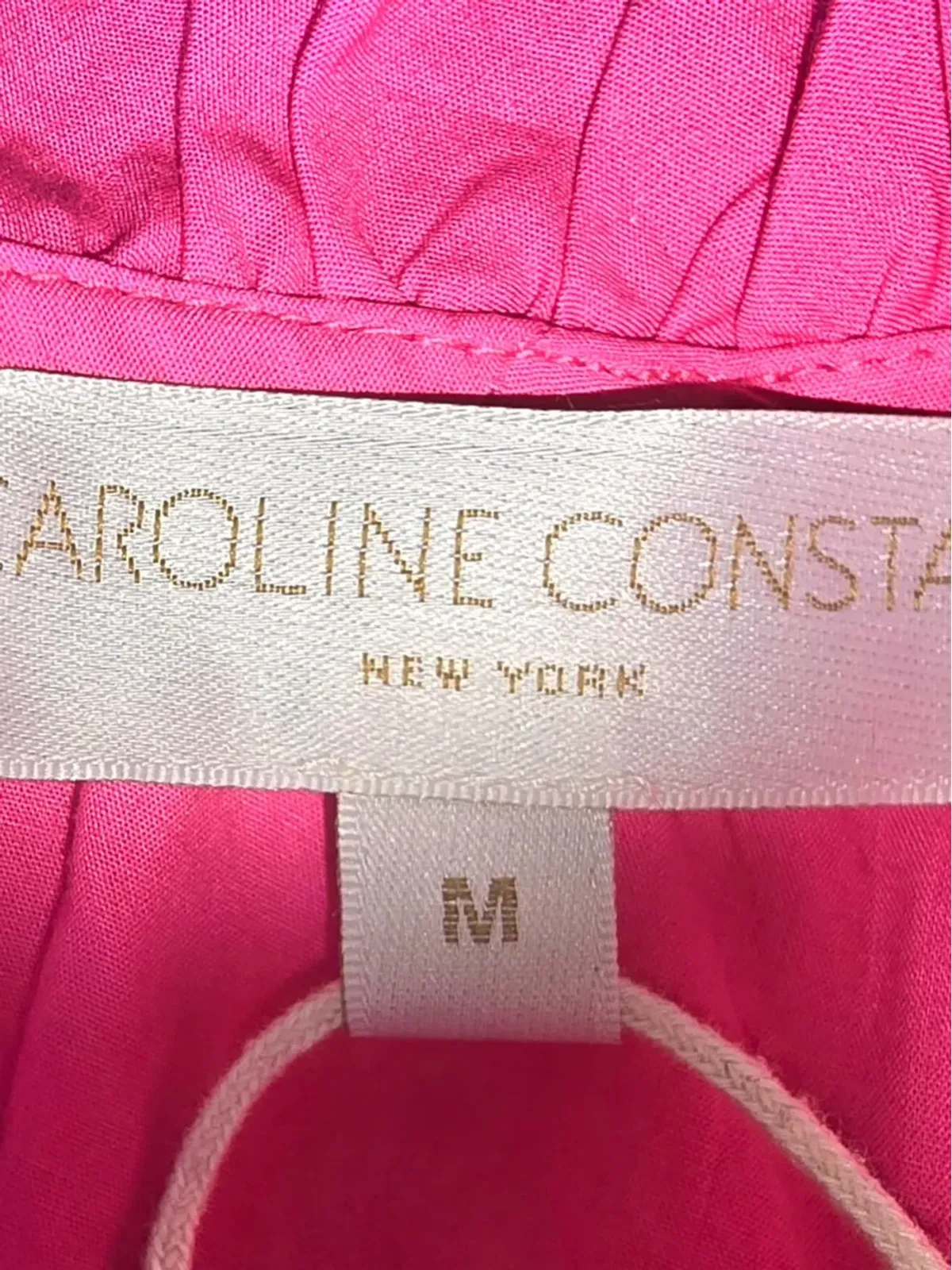 Caroline Constas ティアードフリル ミニドレス ピンク - 画像5