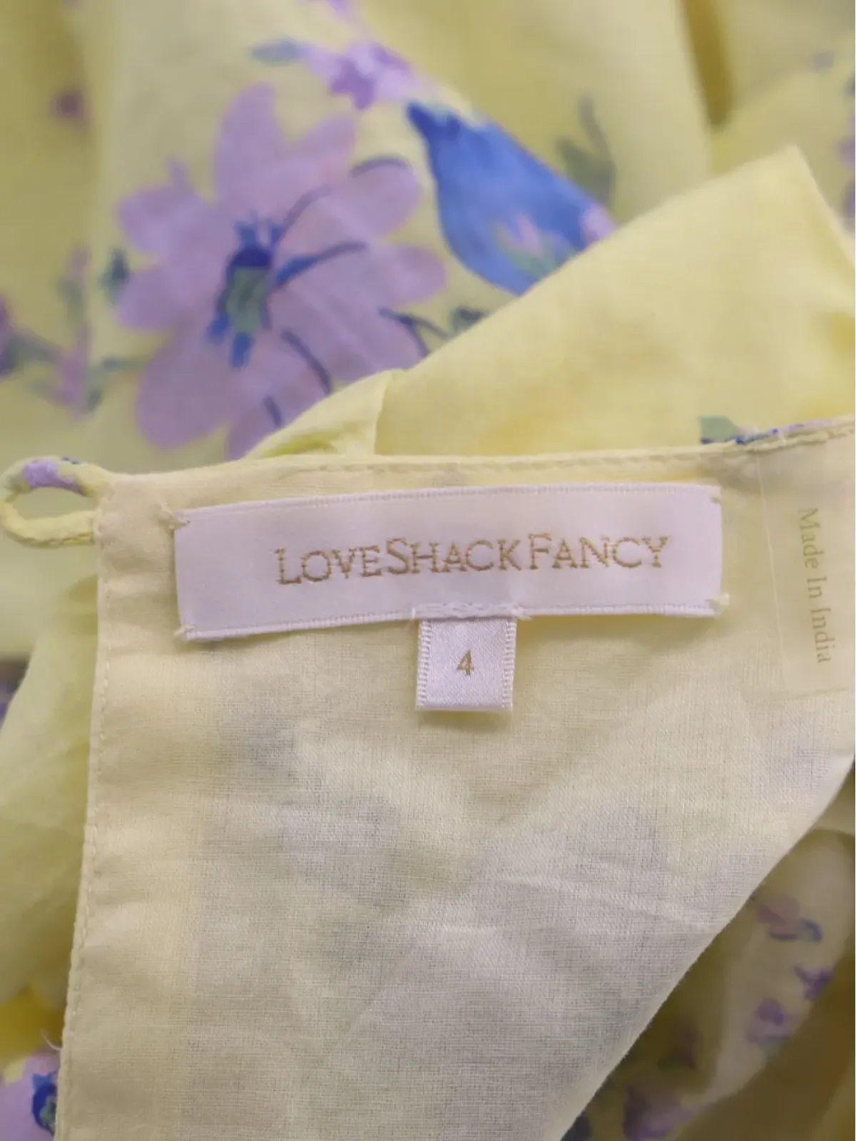 LoveShackFancy 花柄ミニドレス - 画像3