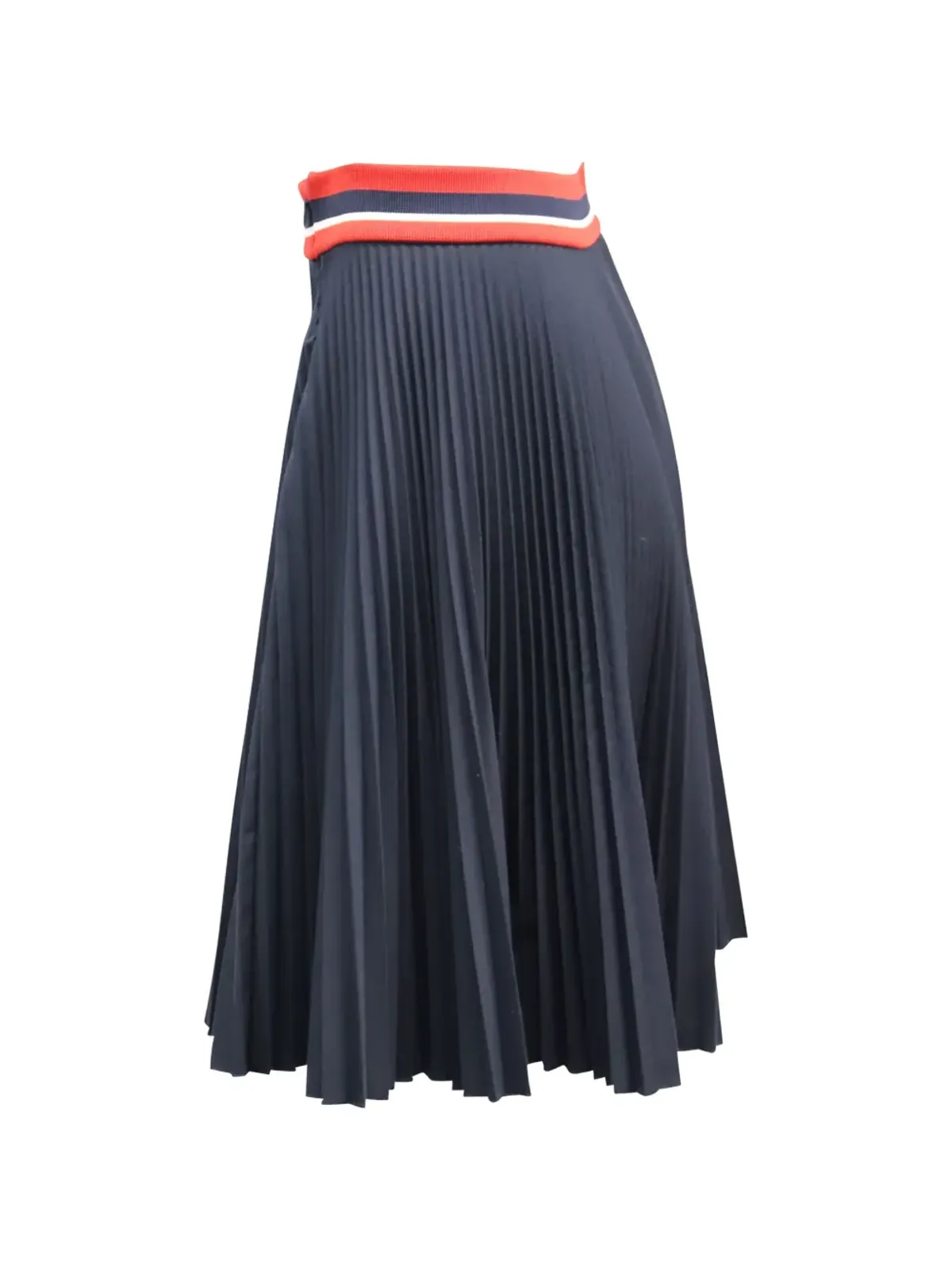 Prada Pre-Owned プリーツミディスカート - 画像3