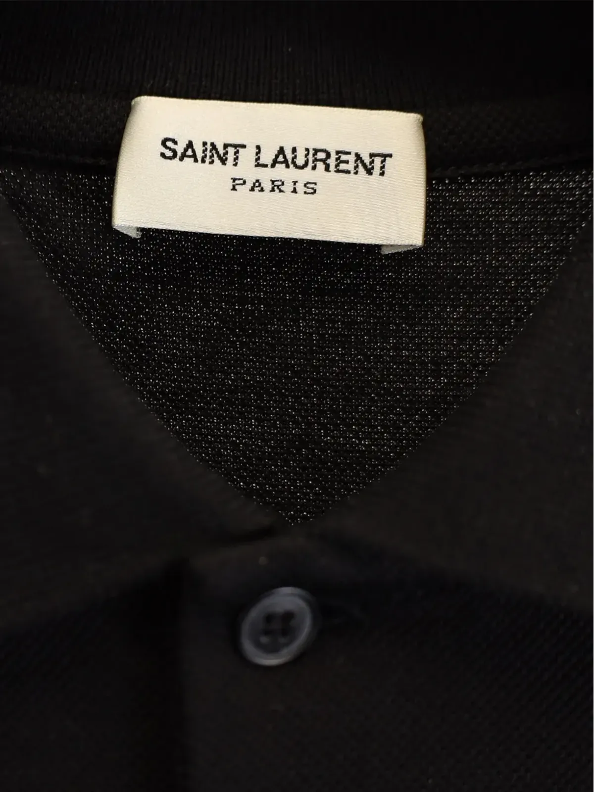 Saint Laurent Pre-Owned ロゴ入りポロシャツ - 画像3