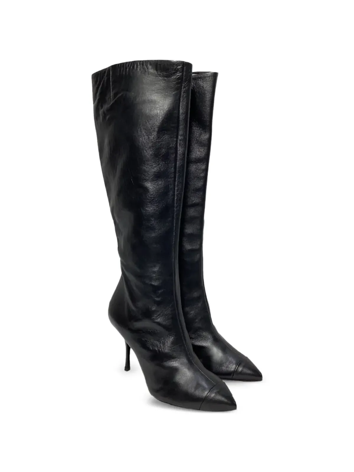 Giuseppe Zanotti Vintage レザー ニーハイブーツ - ブラック - 画像2
