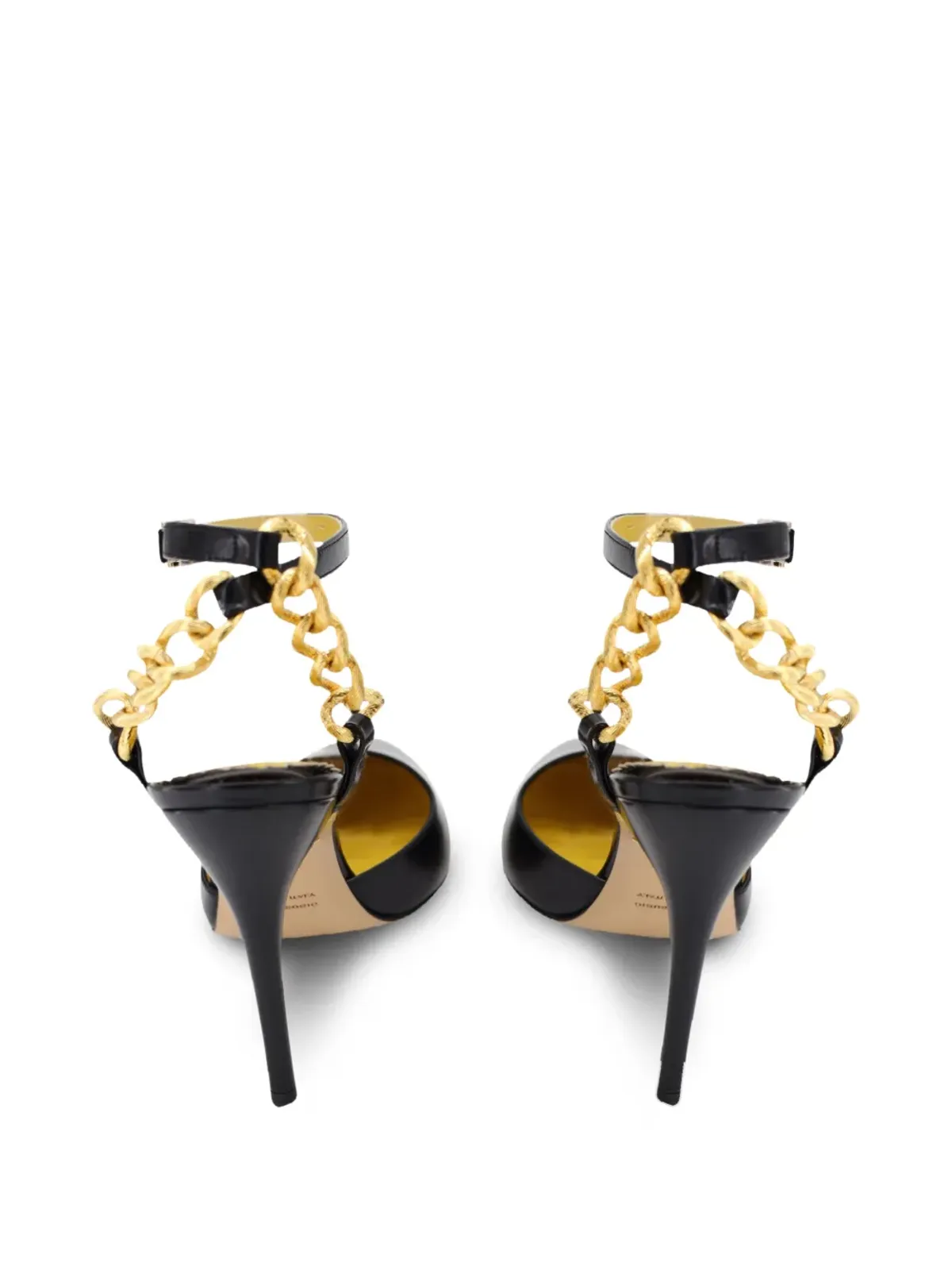 Charlotte Olympia チェーンストラップパンプス - Black - 画像5