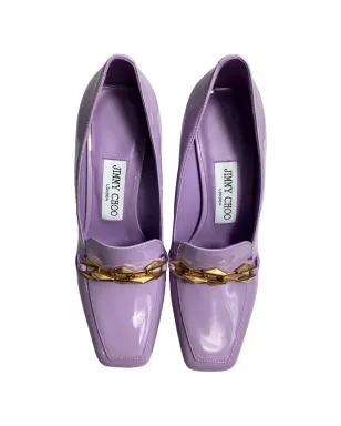 Jimmy Choo Pre-Owned チェーンディテール プラットフォームパンプス - サムネイル4