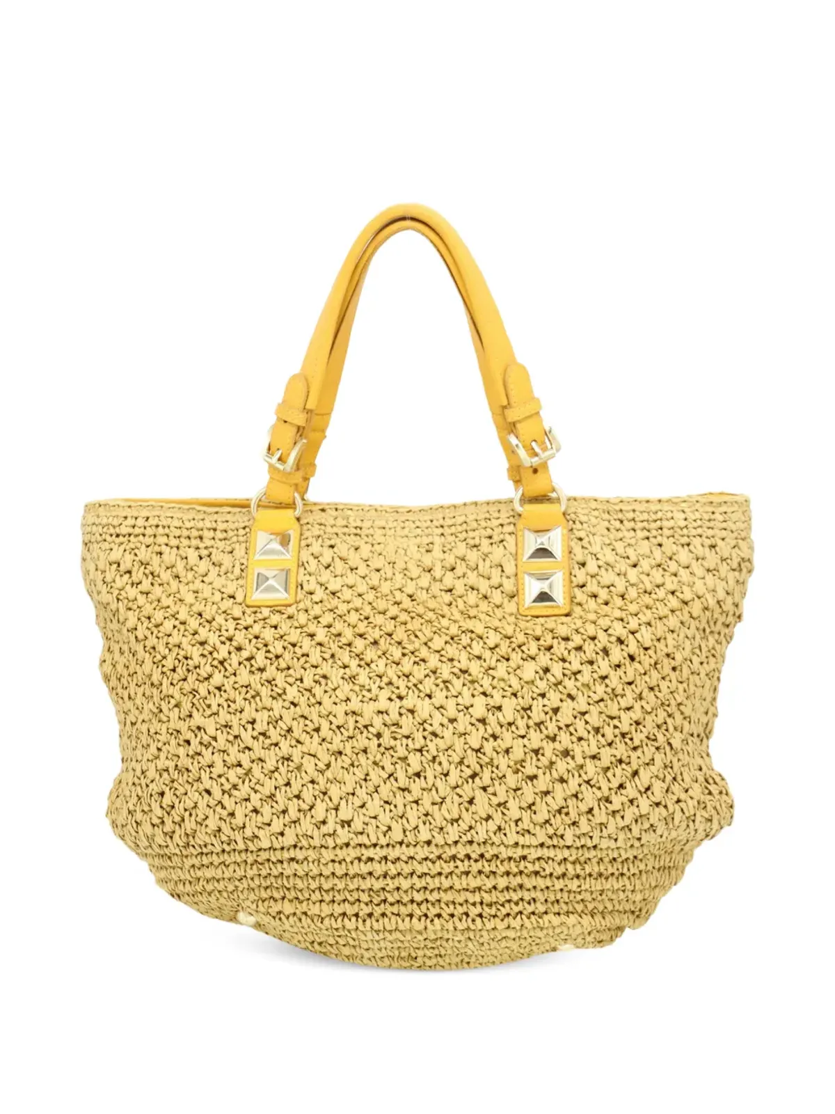 Michael Kors Vintage Santorini ストロー トートバッグ - 画像1