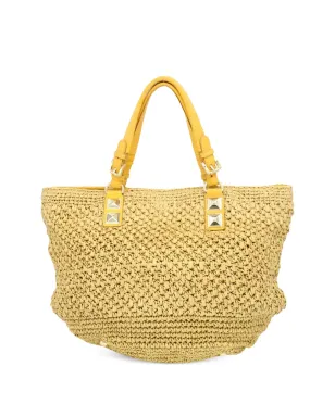 Michael Kors Vintage Santorini ストロー トートバッグ - サムネイル1