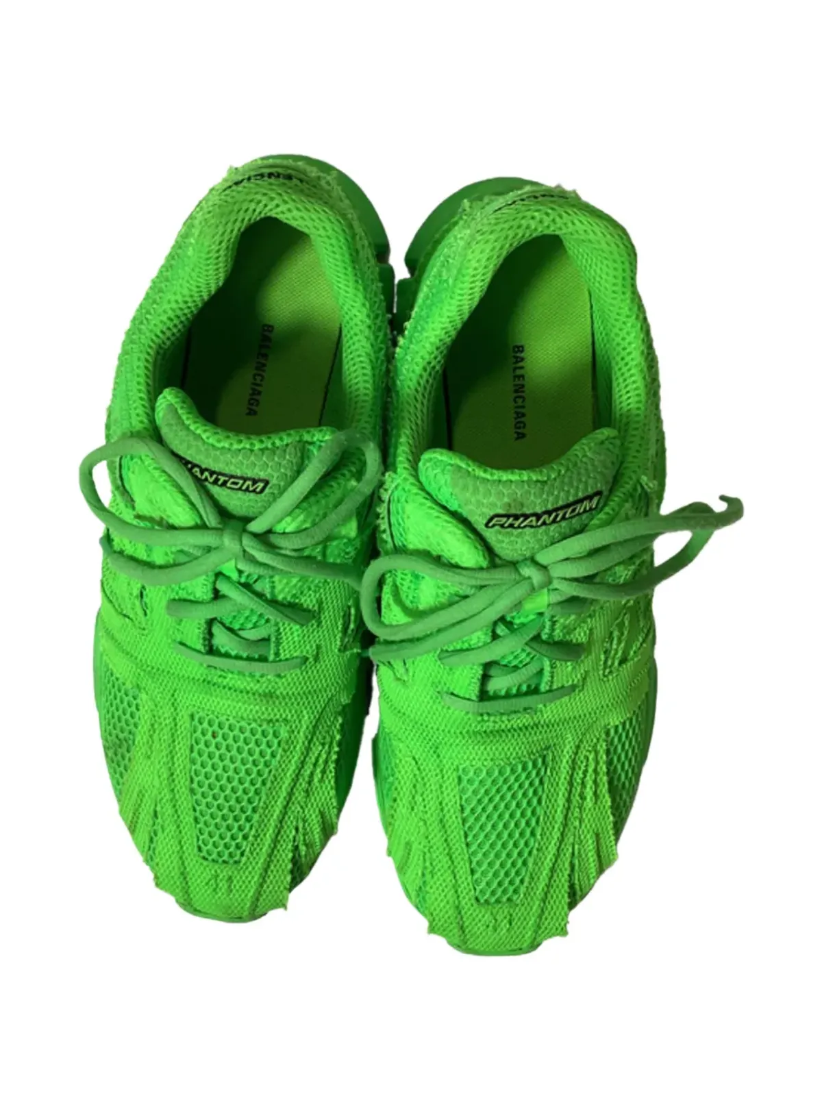 Balenciaga ビンテージ ファントム レースアップ スニーカー - グリーン - 画像4