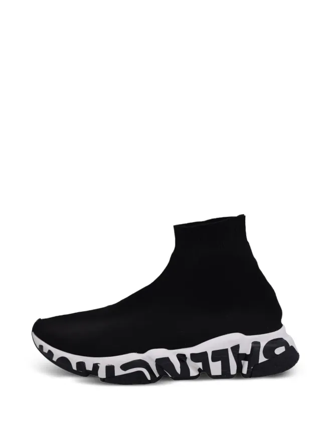 Balenciaga Pre-Owned Balenciaga Pre-Owned Speed Graffiti sneakers - Blackの商品画像