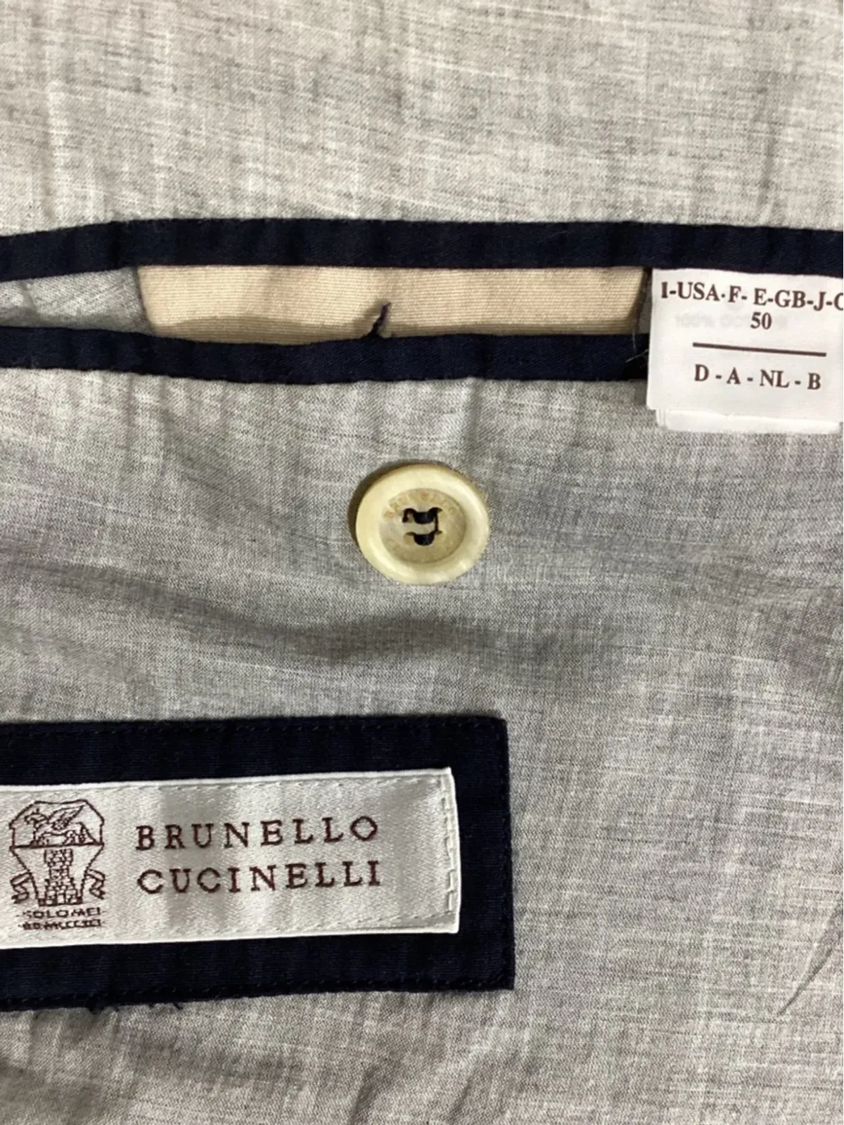 Brunello Cucinelli Vintage ボタン留めショートコート - 画像5
