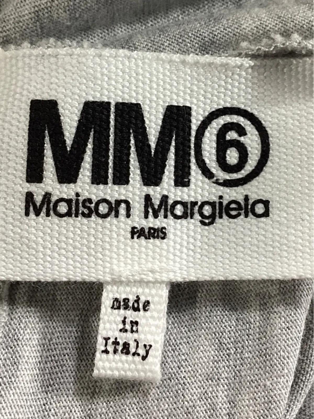 Maison Martin Margiela Pre-Owned ロゴ入りクロップトップ グレー - 画像5