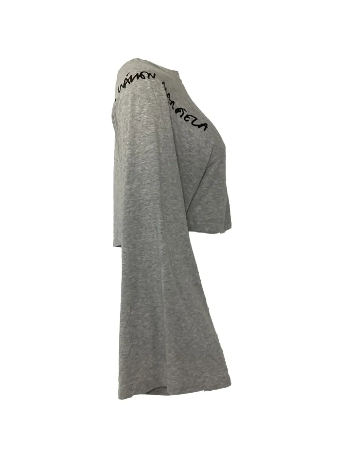 Maison Martin Margiela Pre-Owned ロゴ入りクロップトップ グレー - 画像3