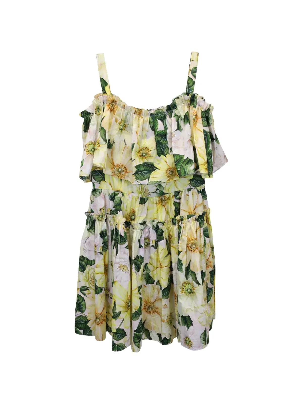 Dolce & Gabbana Pre-Owned 花柄プリント ミニドレス - 画像1