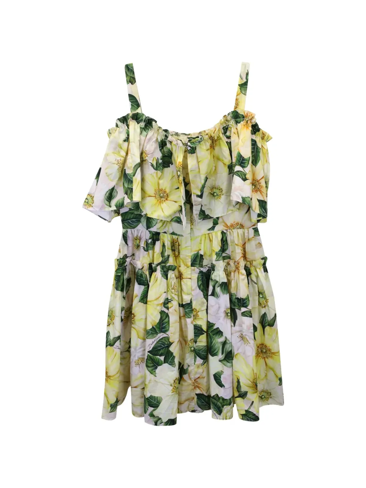 Dolce & Gabbana Pre-Owned 花柄プリント ミニドレス - 画像2