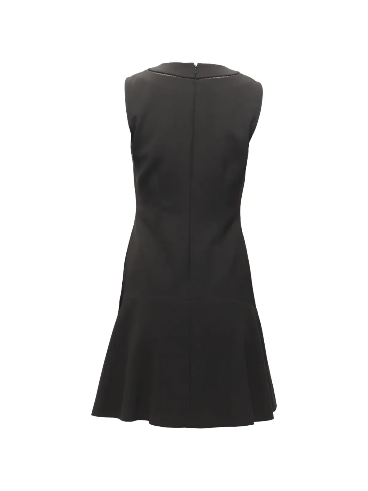 Diane Von Furstenberg Vintage ブラックのドロップウエスト Maureen ミニドレス - 画像2