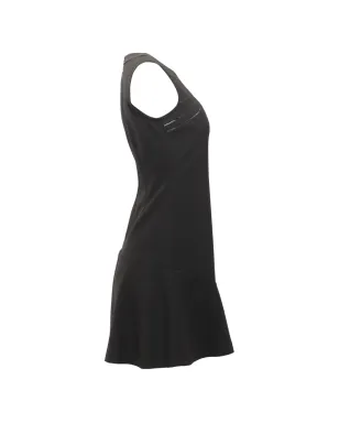 Diane Von Furstenberg Vintage ブラックのドロップウエスト Maureen ミニドレス - サムネイル3